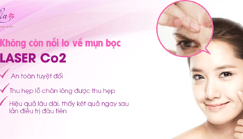Trị mụn bọc công nghệ Laser C02 Fractional