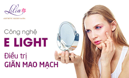Điều trị da giãn mao mạch công nghệ E-light