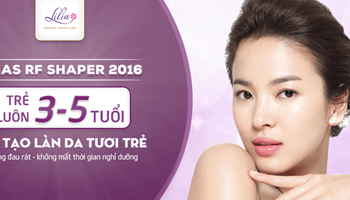 Trẻ hoá da, tạo mặt Vline bằng công nghệ Smas RF Shaper