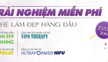 THƯ MỜI KHAI TRƯƠNG & TRẢI NGHIỆM MIỄN PHÍ CÔNG NGHỆ LÀM ĐẸP 2016