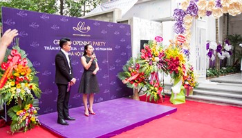 Lời cảm ơn – Lễ khai trương Thẩm mỹ viện Lilia cơ sở 2 Vũ Phạm Hàm
