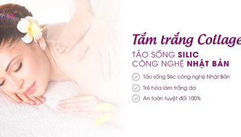Tắm trắng tảo Nhật kết hợp Collagen