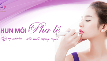 Phun môi pha lê