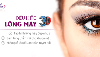 Điêu khắc lông mày 3D