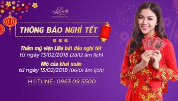 THÔNG BÁO NGHỈ TẾT NGUYÊN ĐÁN MẬU TUẤT 2018