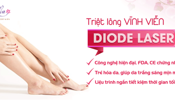 CHƯƠNG TRÌNH KHUYẾN MÃI ĐẶC BIỆT TRIỆT LÔNG VĨNH VIỄN TRONG THÁNG 7/2018