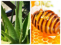 làm đẹp da bằng nha đam với mật ong