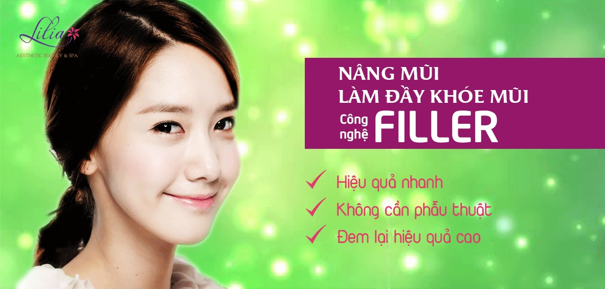 nâng mũi không phẫu thuật filler