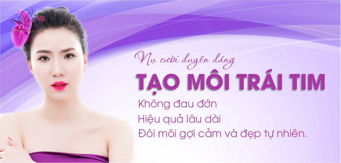 Tạo hình môi trái tim