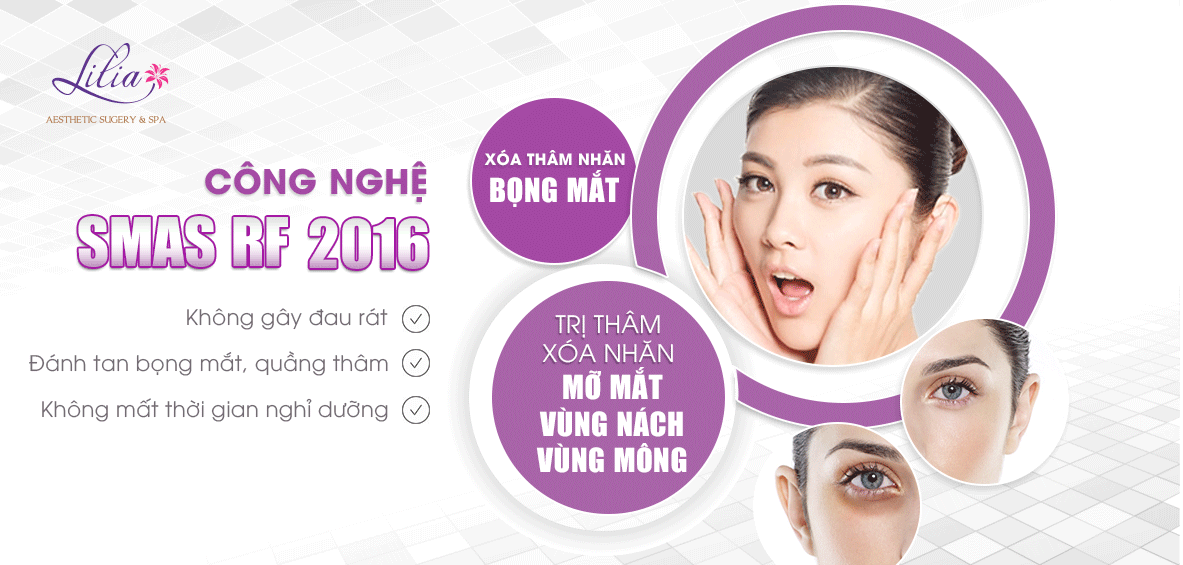Xóa thâm, xóa bọng mắt với công nghệ Smas RF Shaper