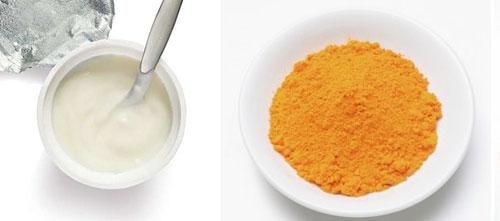 Cách trị rạn da bằng nghệ tươi và sữa chua